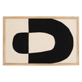 UNC | WANDDECORATIE OCASO B | ZWART NATURAL