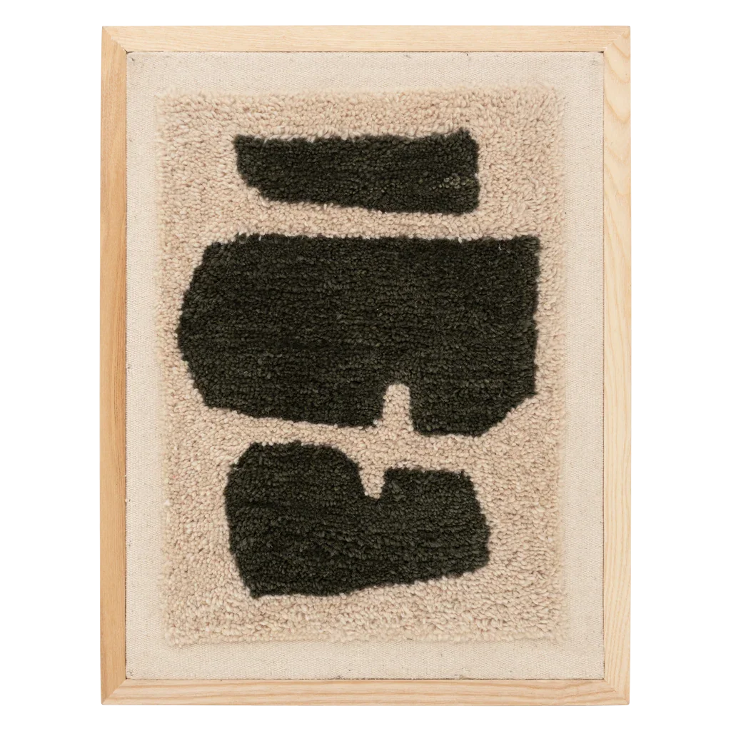 UNC | WANDDECORATIE MACIO A | BEIGE / GROEN