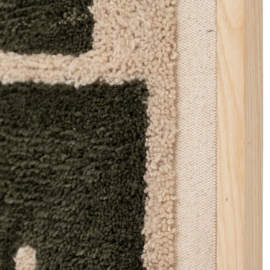 UNC | WANDDECORATIE MACIO A | BEIGE / GROEN