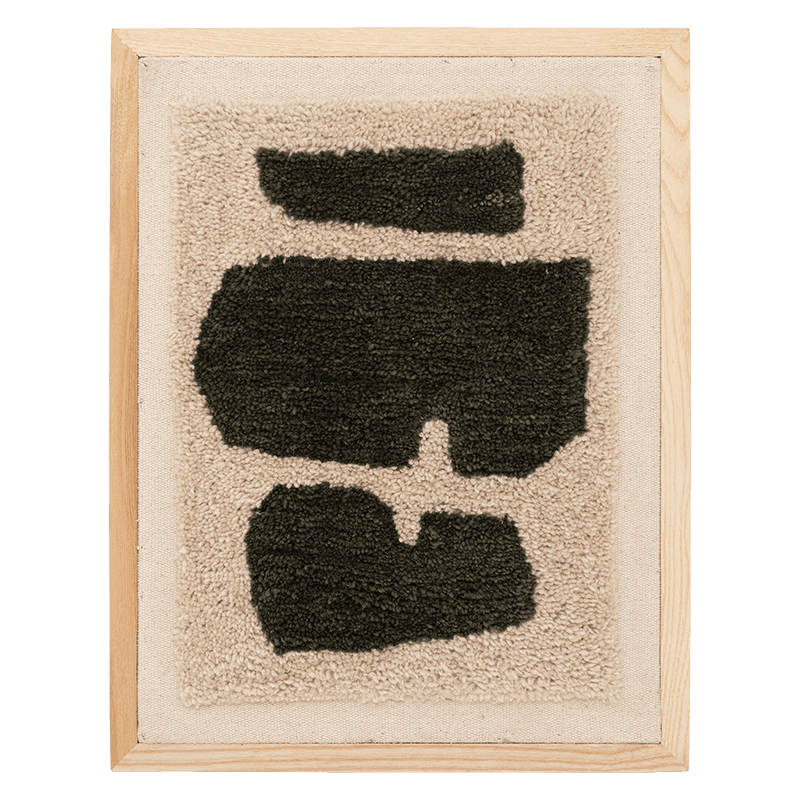 UNC | WANDDECORATIE MACIO A | BEIGE / GROEN