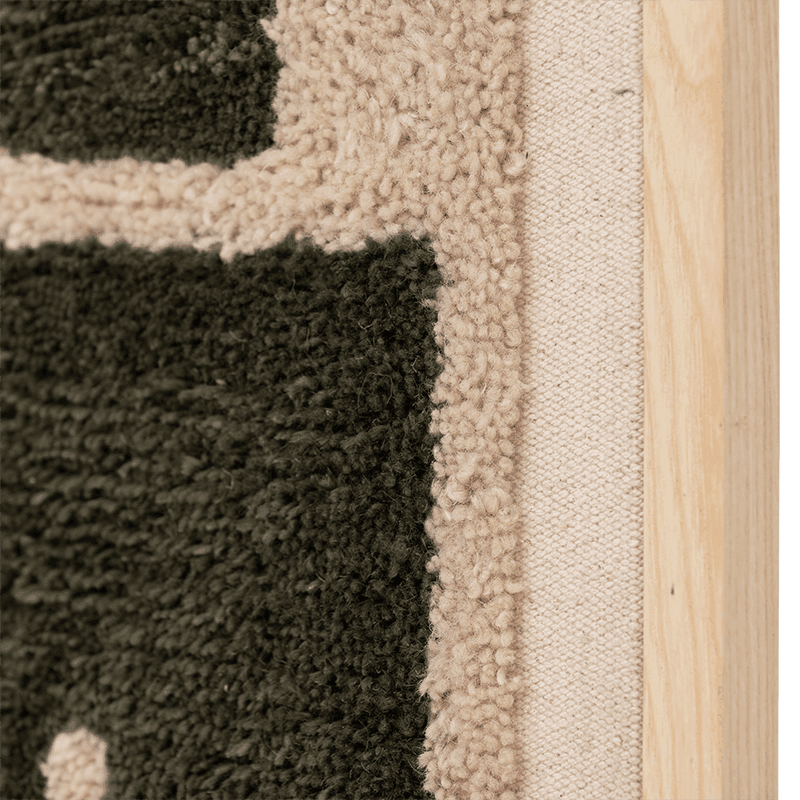 UNC | WANDDECORATIE MACIO A | BEIGE / GROEN