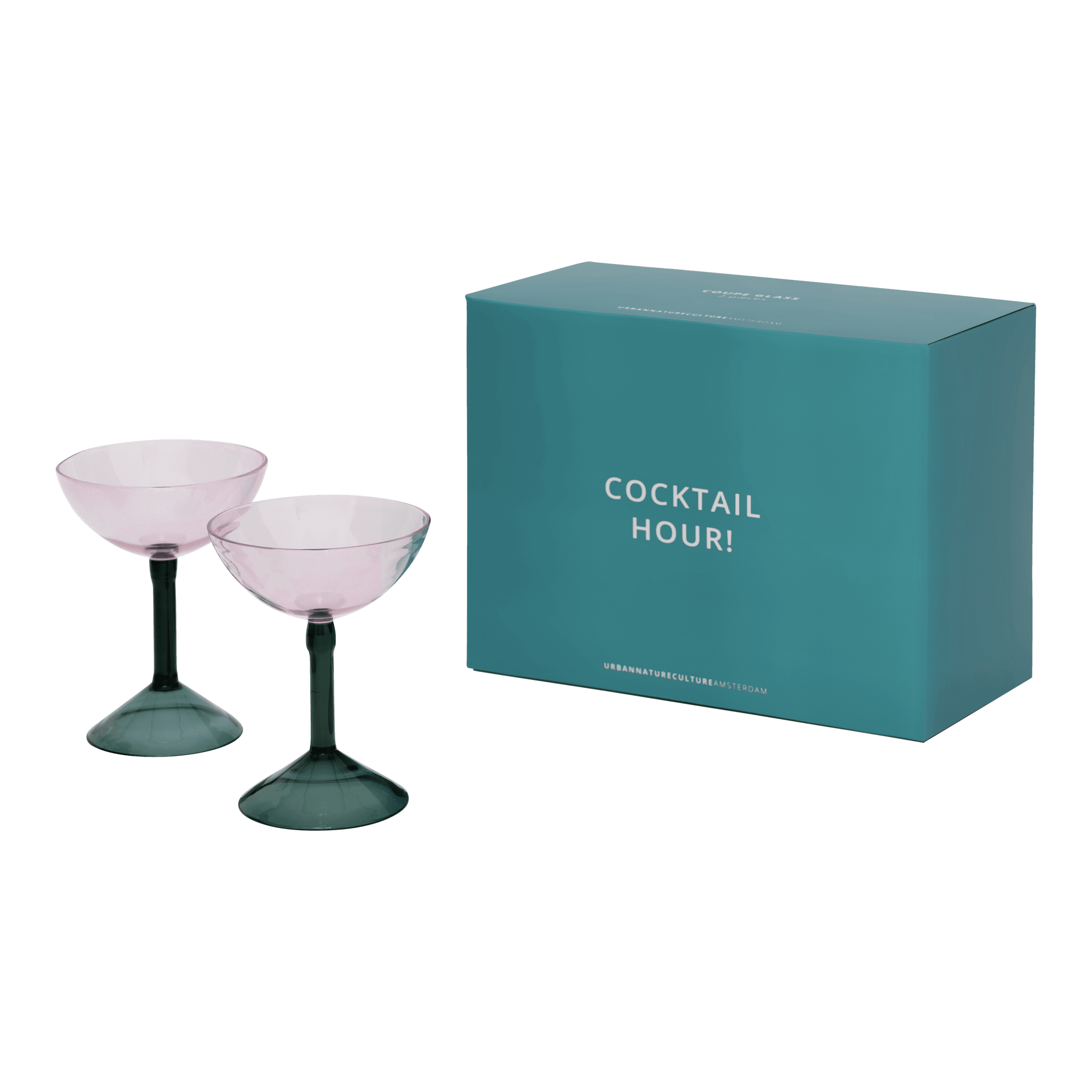 UNC | COUPE COCKTAIL GLASS (SET OF 2) | GIFTSET | ROZE