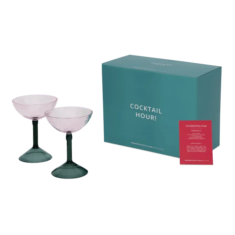 UNC | COUPE COCKTAIL GLASS (SET OF 2) | GIFTSET | ROZE