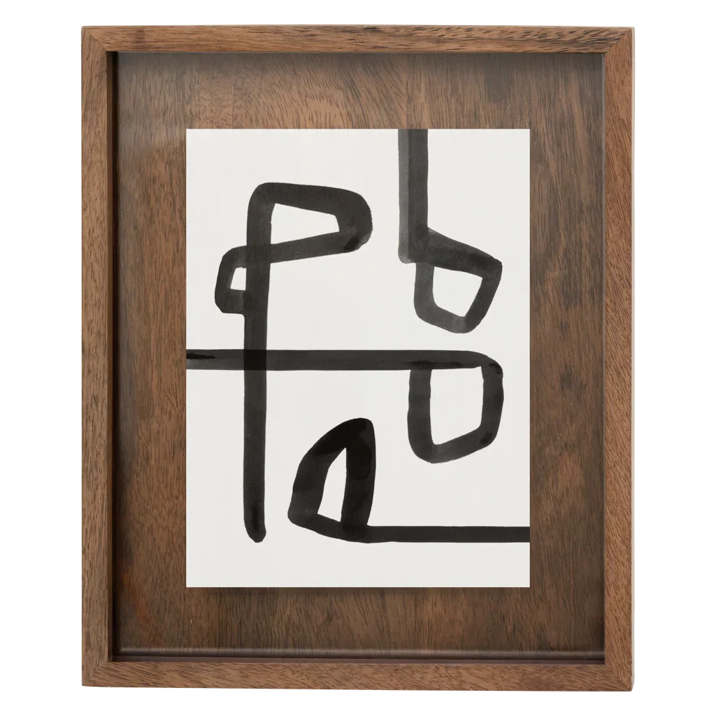 UNC | FOTOLIJST CAJA | L | WALNUT | 25 X 4 X 30 CM