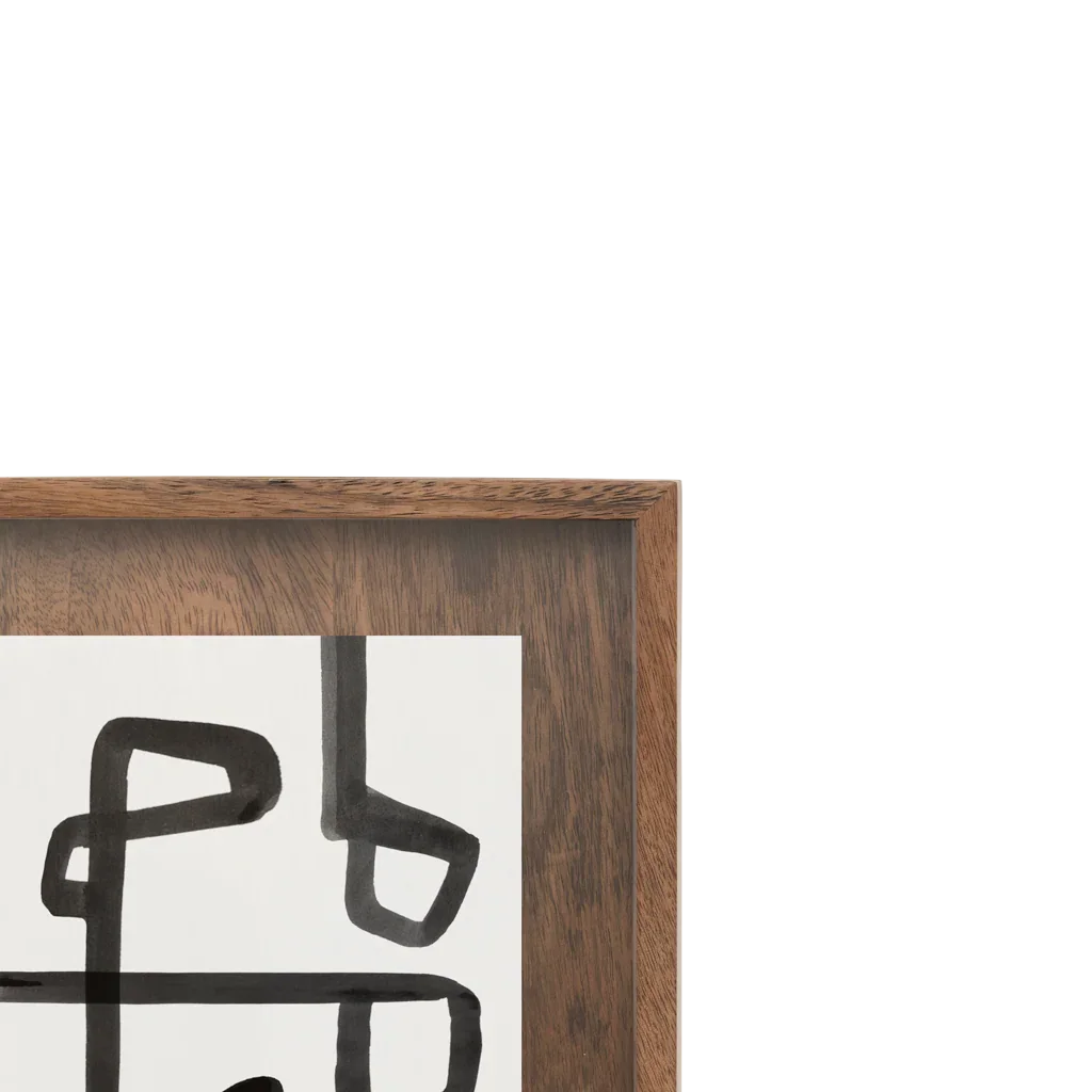 UNC | FOTOLIJST CAJA | L | WALNUT | 25 X 4 X 30 CM