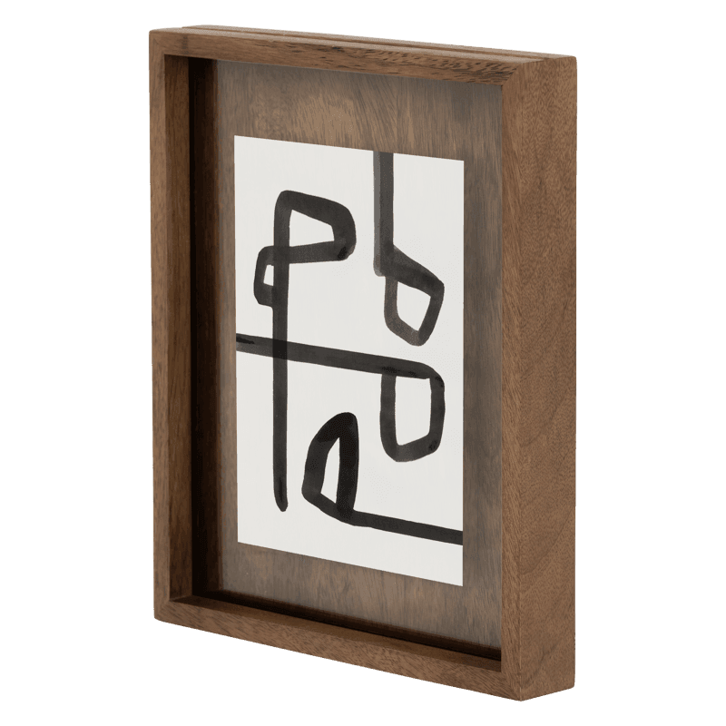 UNC | FOTOLIJST CAJA | L | WALNUT | 25 X 4 X 30 CM