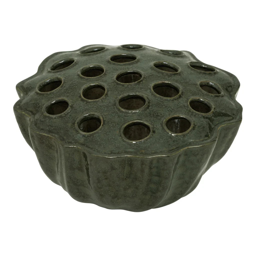 UNC | DECORATIEF OBJECT / TULPENVAAS NEA | KALAMATA GREEN Ø 24