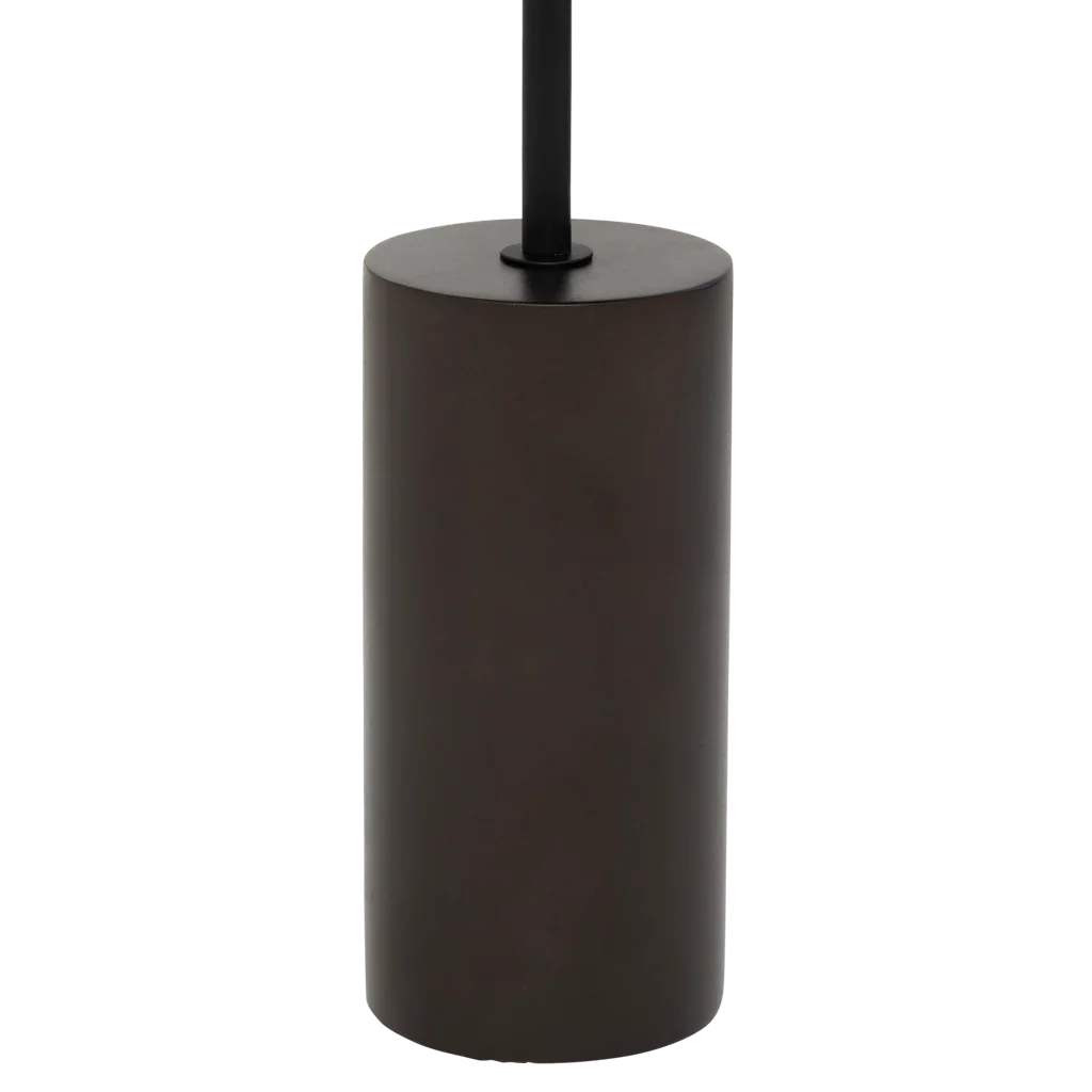 URBAN NATURE CULTURE | BIJZETTAFEL MACY A | WALNUT & BLACK Ø 28 CM