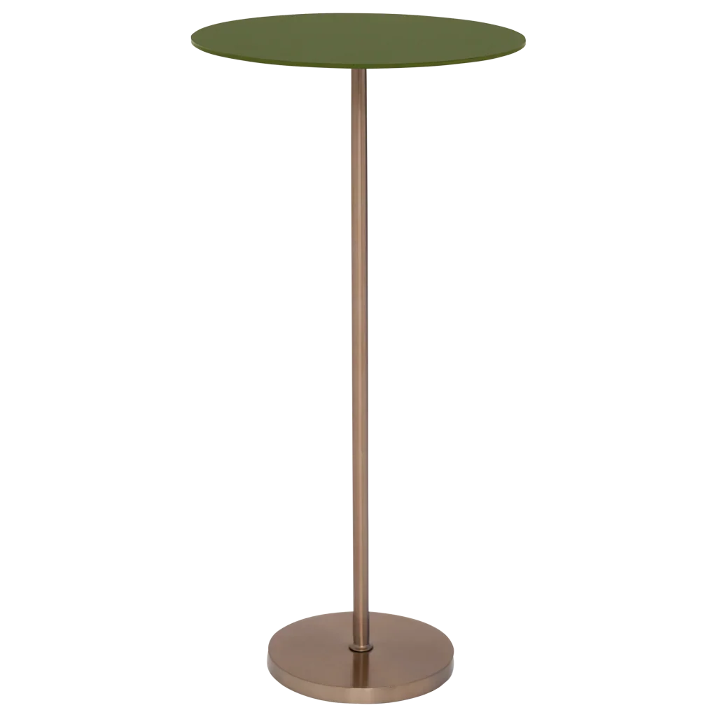 URBAN NATURE CULTURE | BIJZETTAFEL NOLAN | MAYFLY GREEN & ROSE GOLD Ø 30 CM