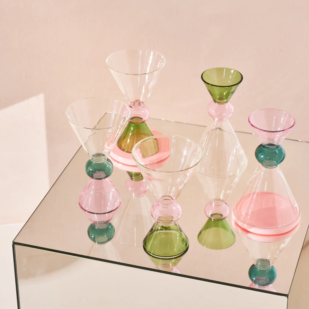 UNC | WIJNGLAZEN AYO (SET OF 4) | ROZE