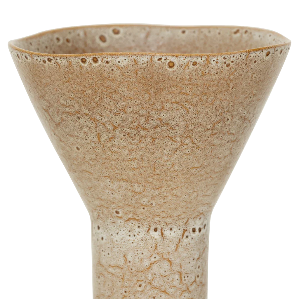 UNC | VASE YARO | KERAMIEK BEIGE 25x28,5 CM