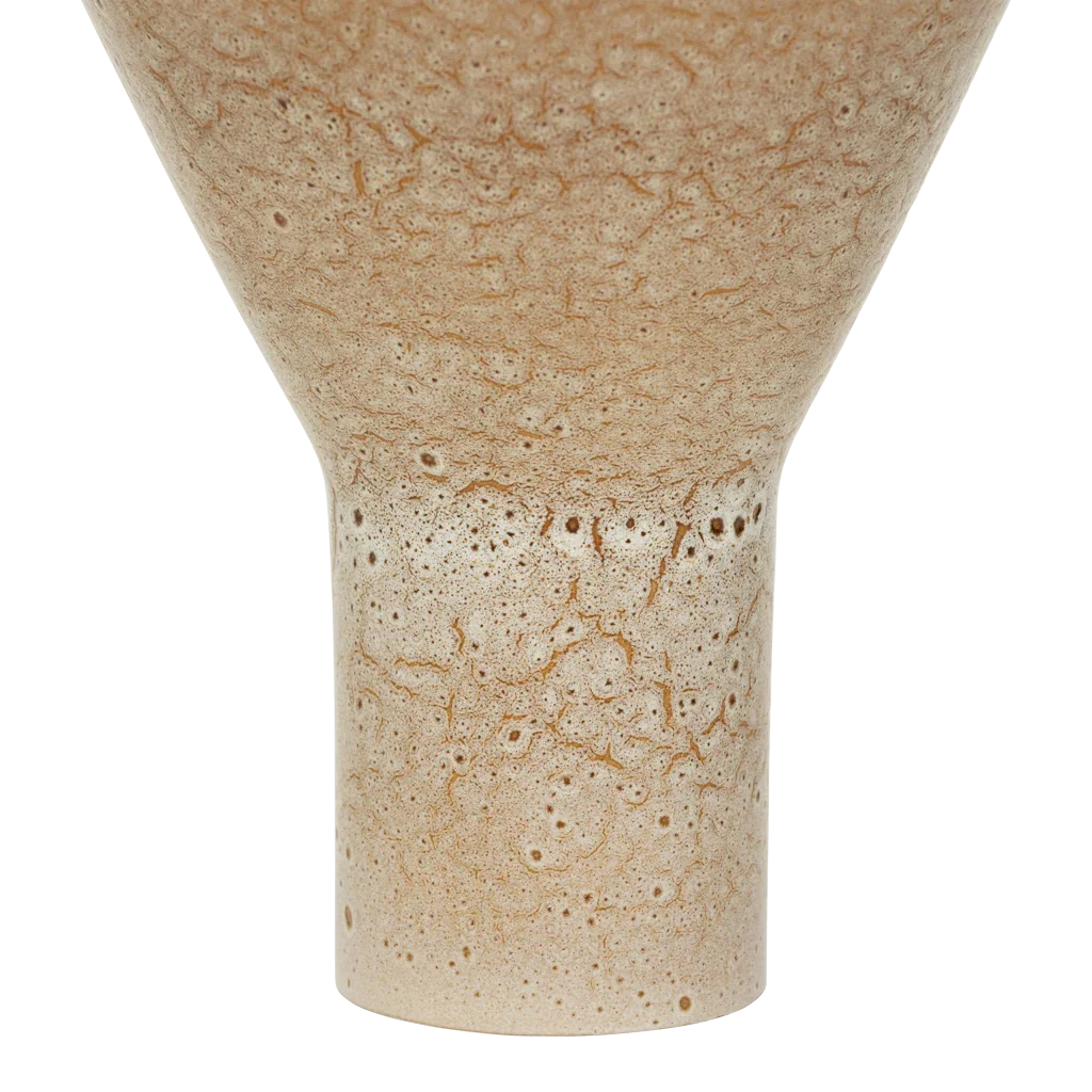 UNC | VASE YARO | KERAMIEK BEIGE 25x28,5 CM