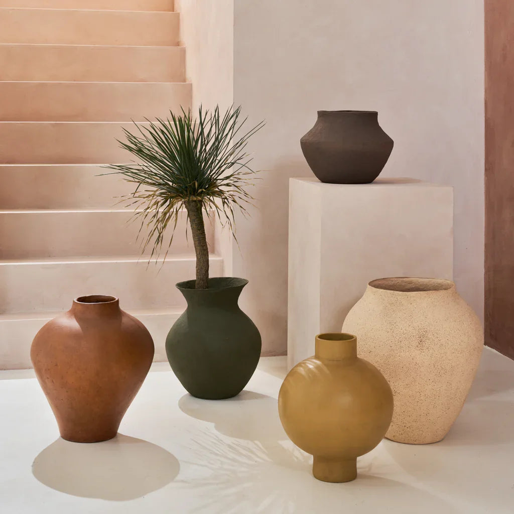 UNC | MADU DECORATIEVE POT | BRUIN Ø44X48