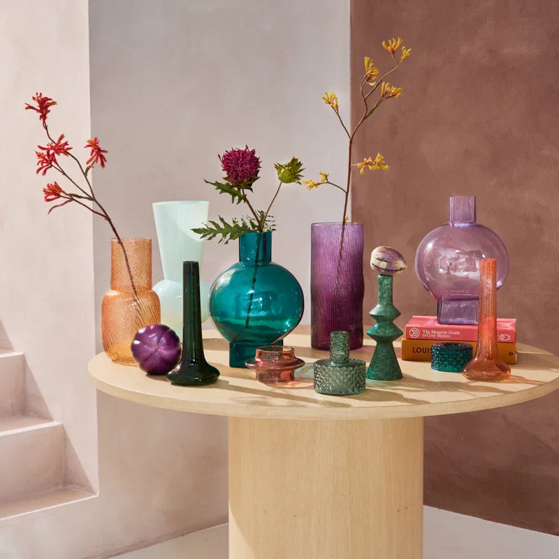UNC | CANDLE HOLDER FLORA | FIR GREEN