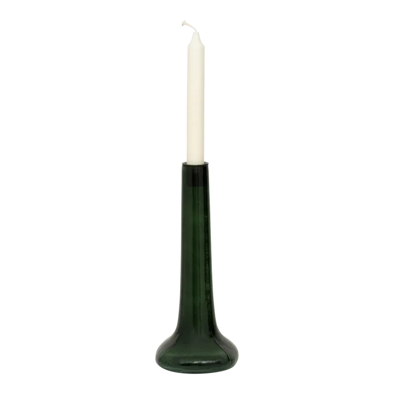 UNC | CANDLE HOLDER FLORA | FIR GREEN