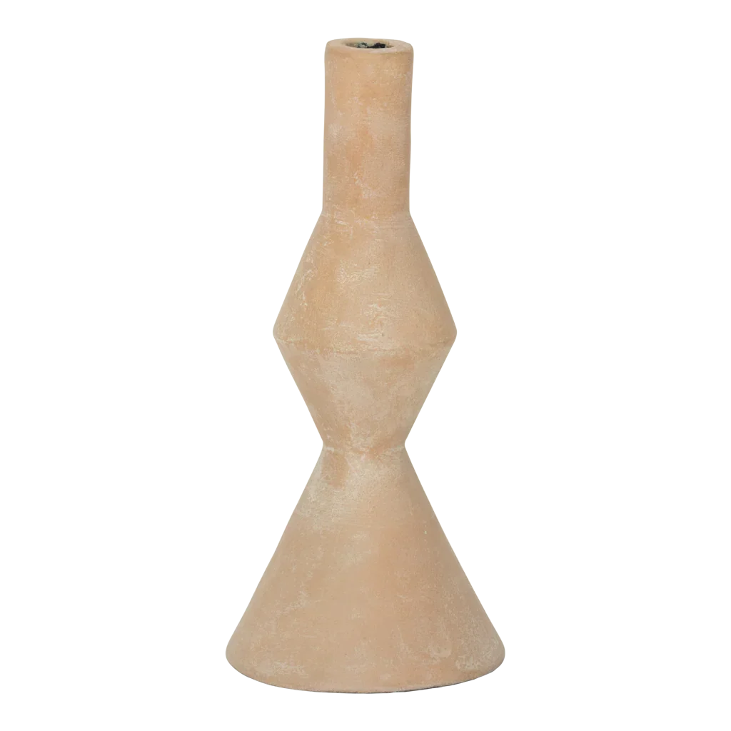 URBAN NATURE CULTURE | KANDELAAR MANO A | BROWN SAND (12.5X27 CM)