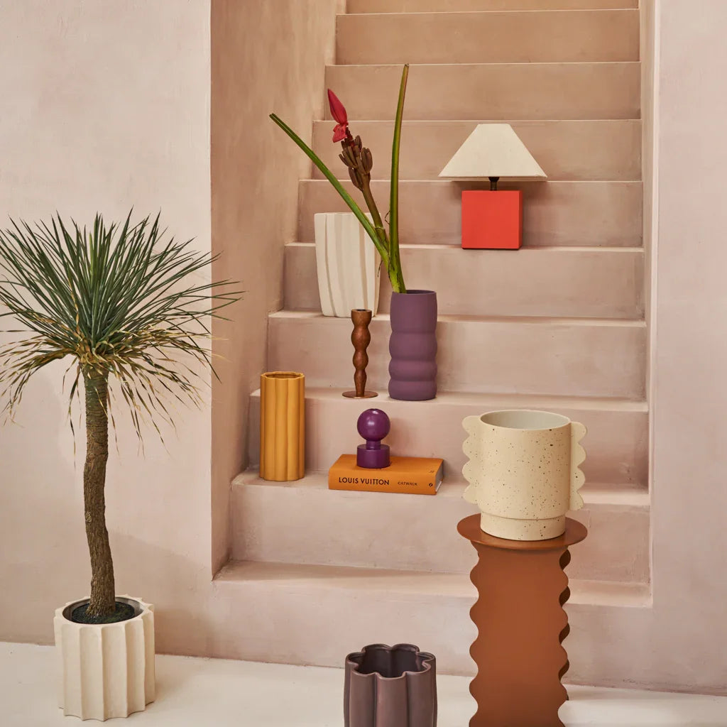 UNC | CANDLE HOLDER TALI | RED GRADIENT