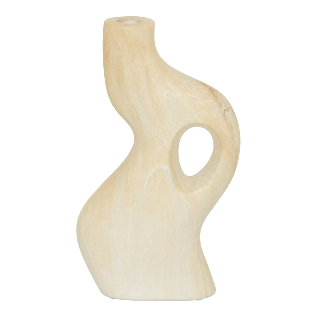 UNC | CANDLE HOLDER PERLA | BEIGE