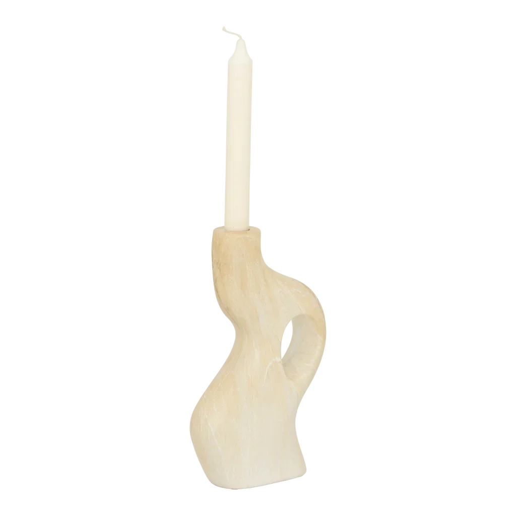 UNC | CANDLE HOLDER PERLA | BEIGE