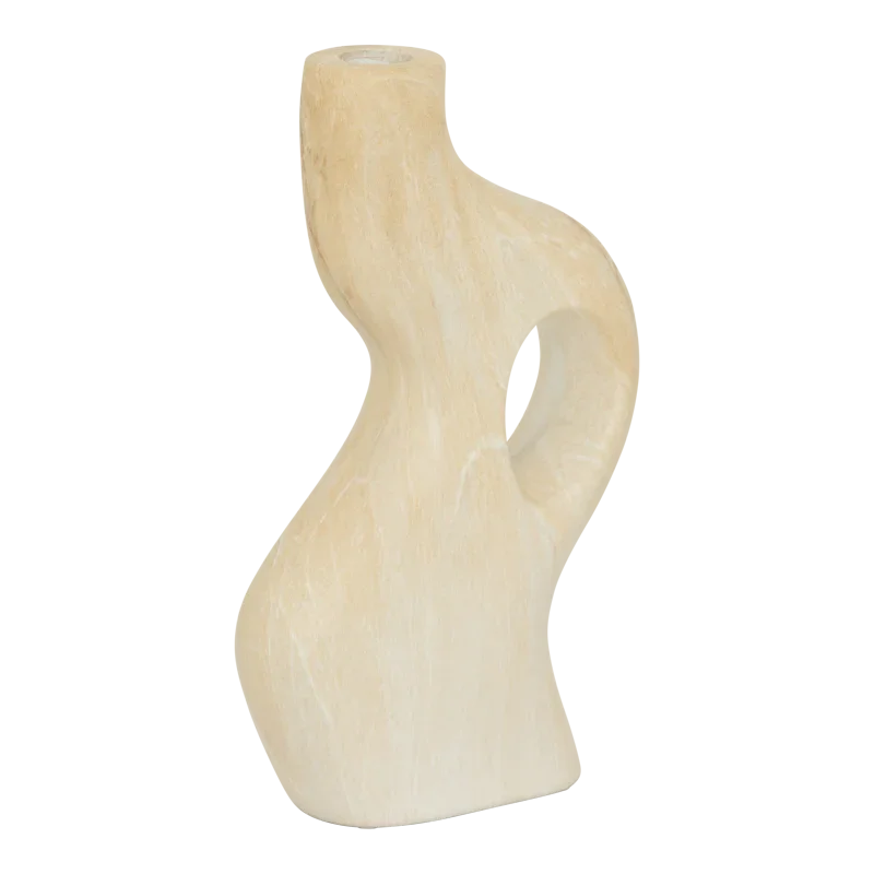 UNC | CANDLE HOLDER PERLA | BEIGE