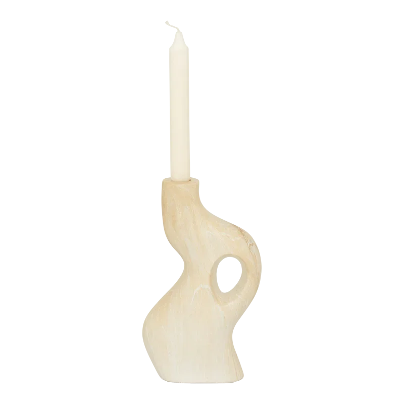 UNC | CANDLE HOLDER PERLA | BEIGE