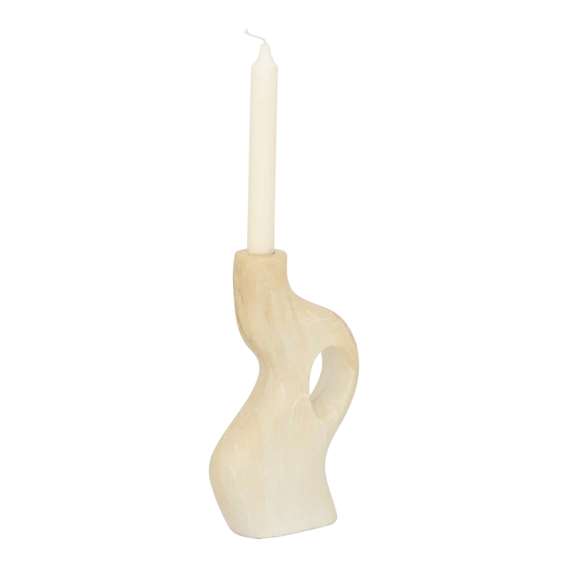 UNC | CANDLE HOLDER PERLA | BEIGE