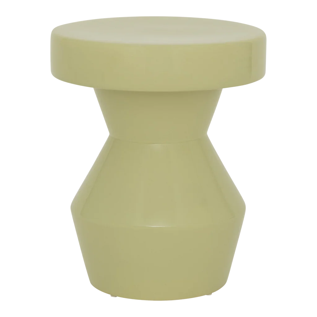 UNC | SIDE TABLE SCULPTURAL | PALE GREEN