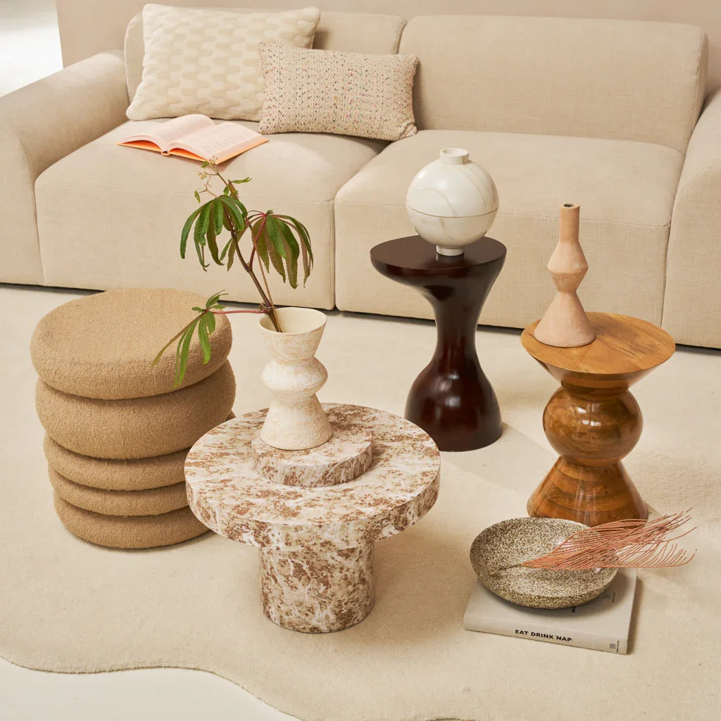 UNC | POUF CINCO | STARFISH BROWN