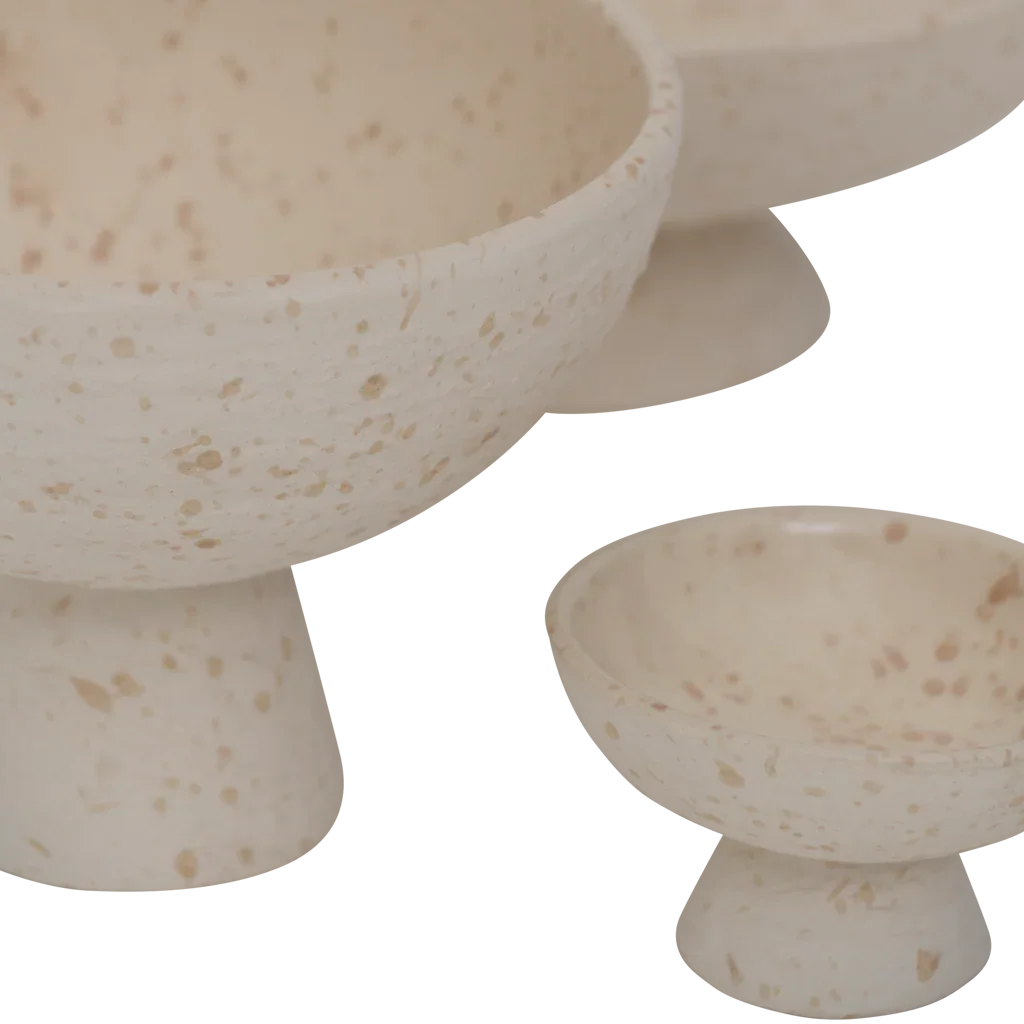UNC | BOWL FLAD | KERAMIEK OFF WHITE Ø 20x8 CM