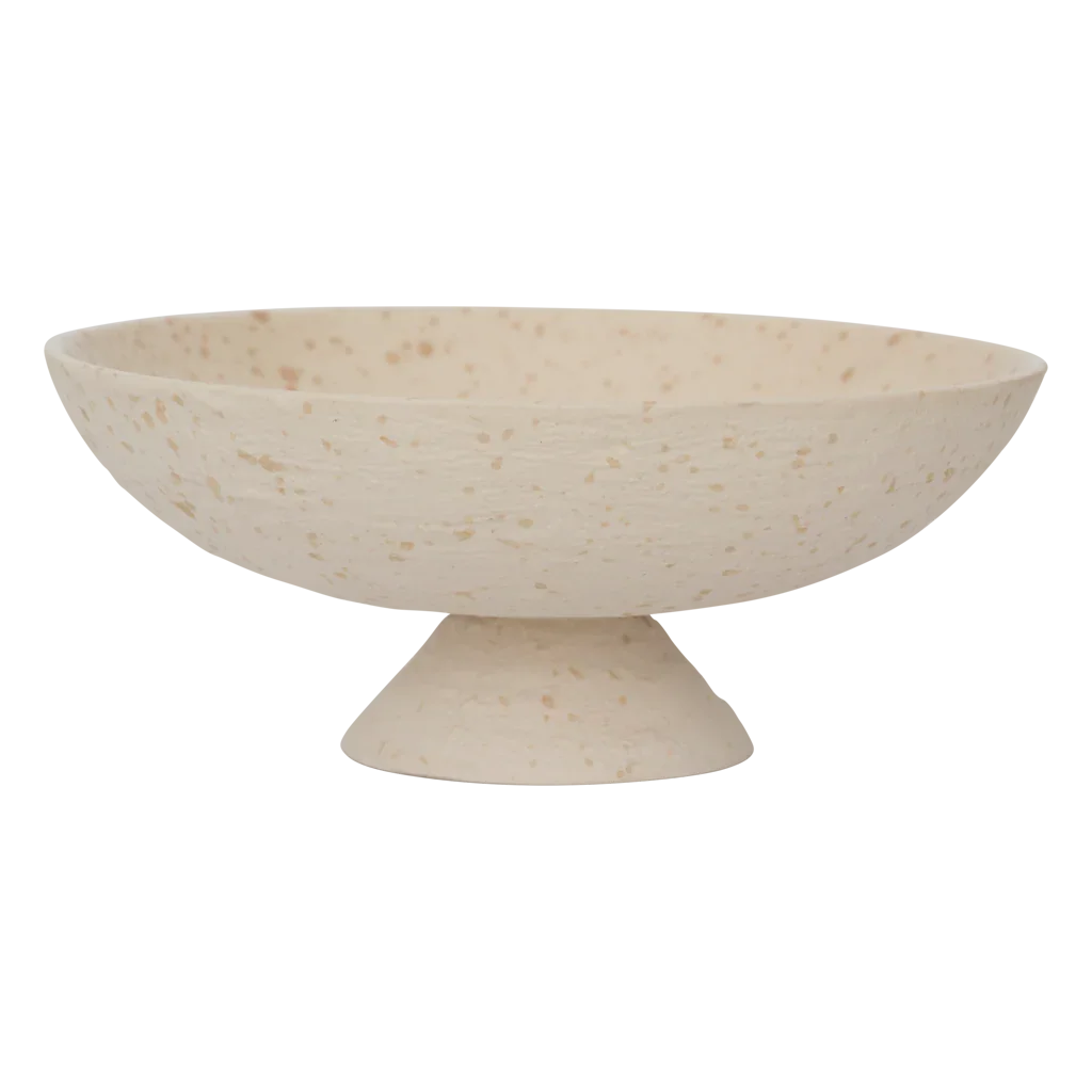 UNC | BOWL FLAD | KERAMIEK OFF WHITE Ø 20x8 CM