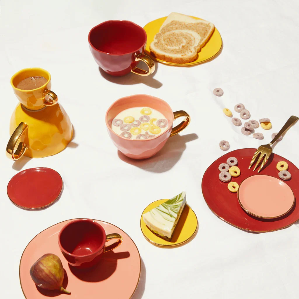 UNC | GOOD MORNING ONTBIJTBORD (SET OF 2) | BURNT CORAL Ø 17 CM
