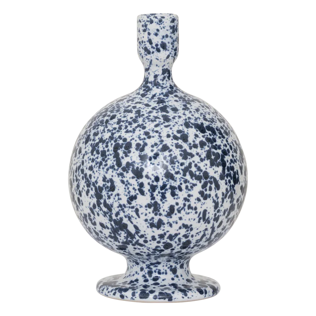 UNC | KANDELAAR Rosie | wit | blauw