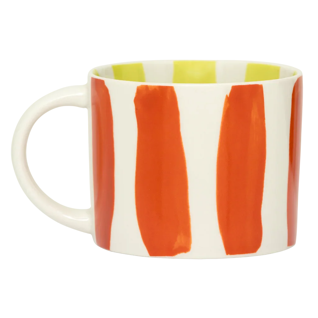 LINDA. x UNC | MUG TAZZA | STRIPES MULTI (SET OF 4)
