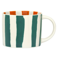 UNC X LINDA. | MUG TAZZA (SET OF 4) | DEEP SEA / FLAME