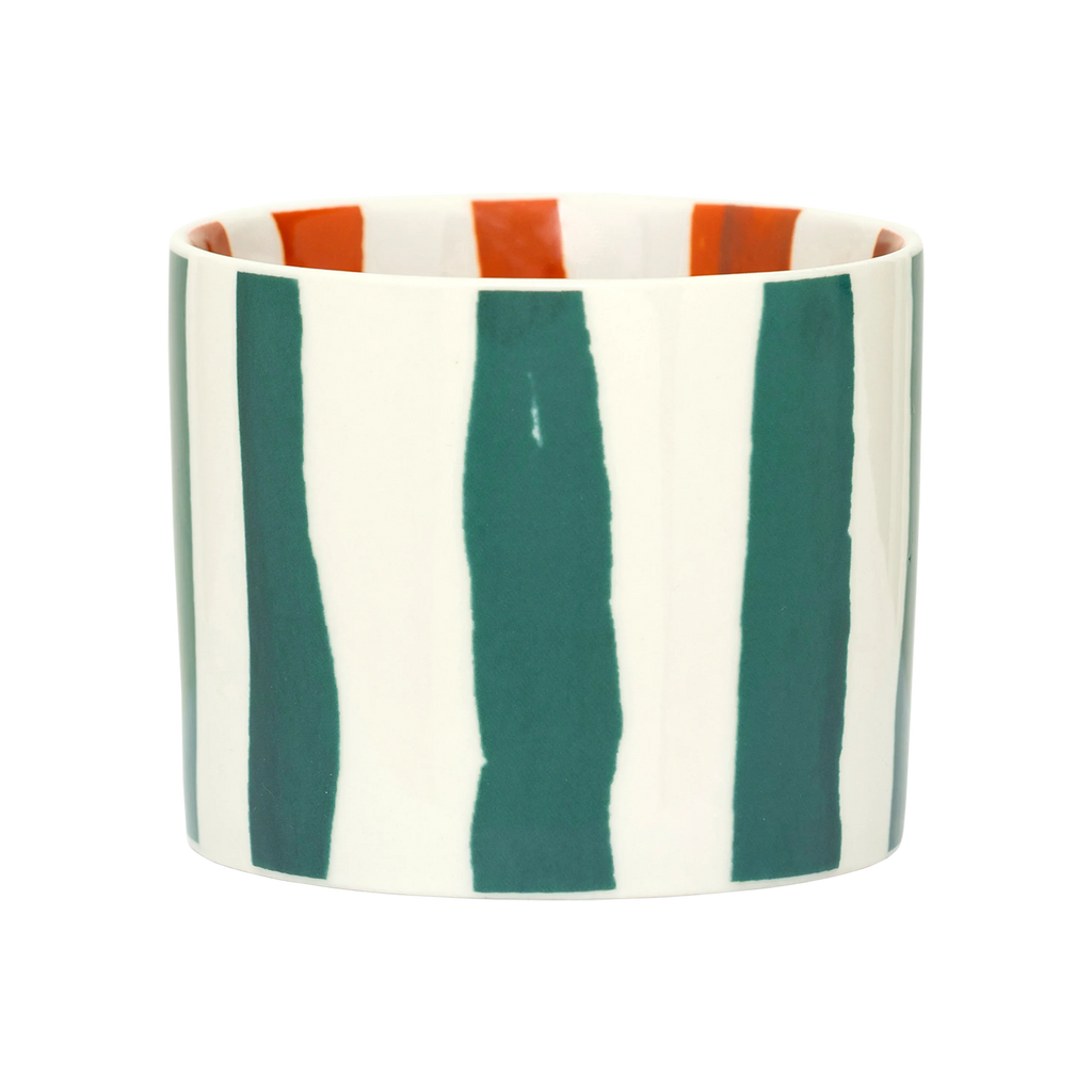 UNC X LINDA. | MUG TAZZA (SET OF 4) | DEEP SEA / FLAME