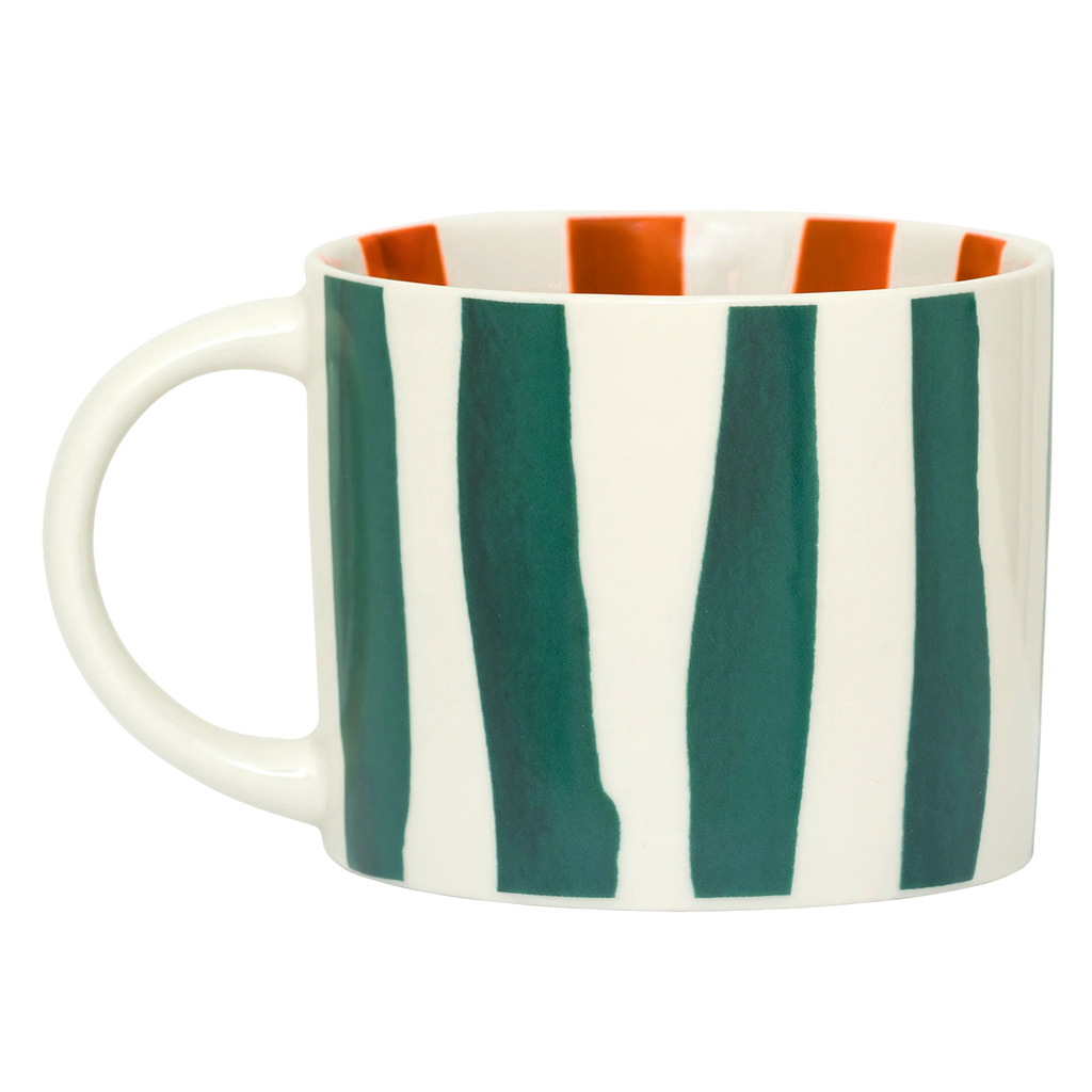UNC X LINDA. | MUG TAZZA (SET OF 4) | DEEP SEA / FLAME