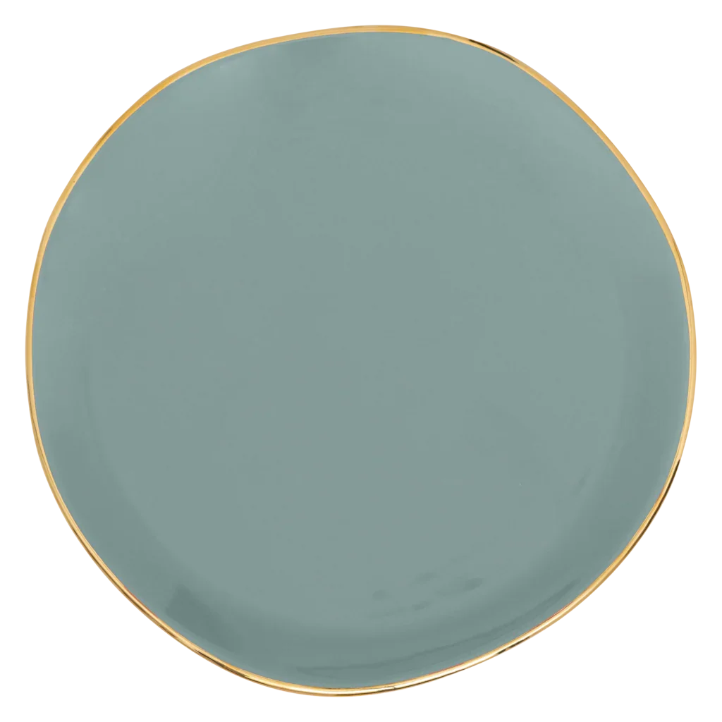 UNC | CADEAUVERPAKKING | Good Morning Cappuccino THEE | BORD (set of 4) | Papaya slate