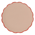 URBAN NATURE CULTURE | GOOD MORNING SCULPTED BORD (SET OF 4) | OLD PINK Ø 17 CM