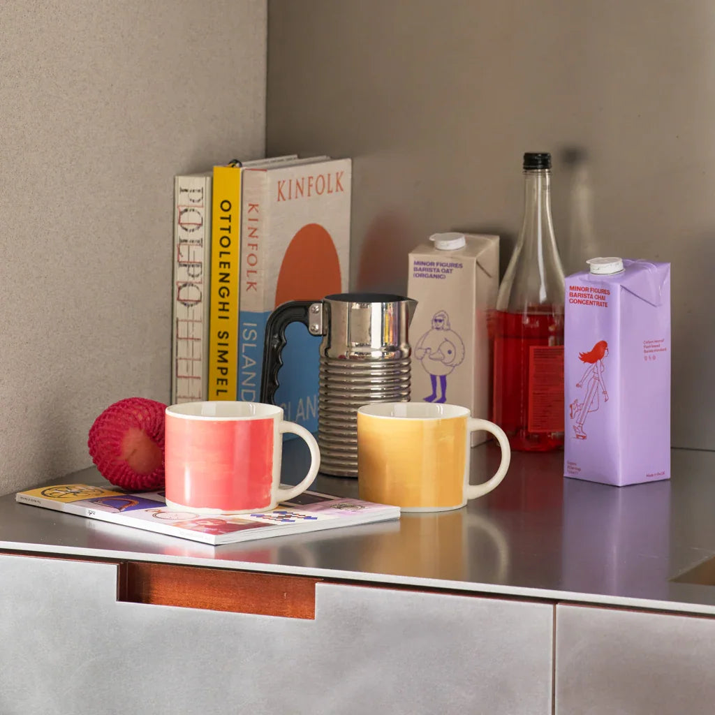 UNC | MUG TAZZA | PEACH (SET of 4)