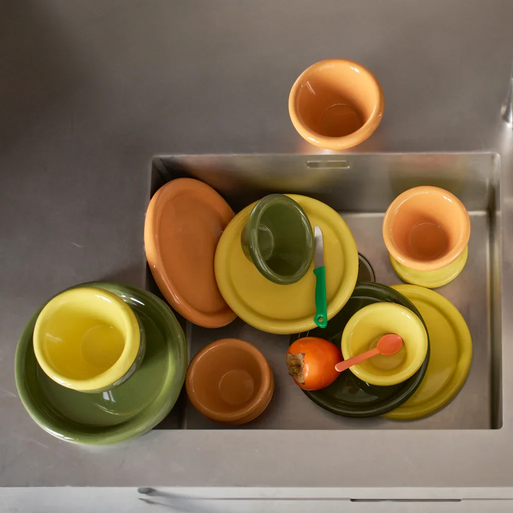 UNC | BORD CURVADA (SET OF 2) | WARM OLIVE