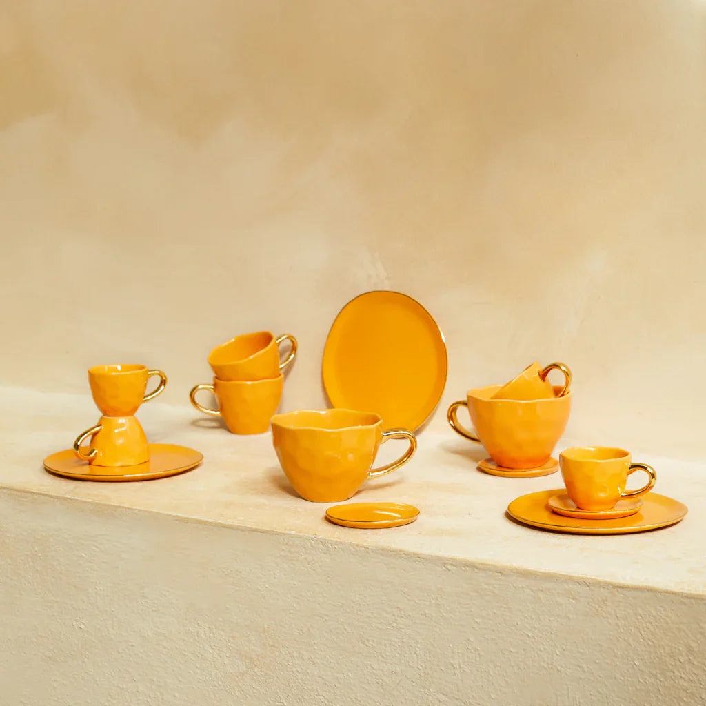 UNC | GOOD MORNING ESPRESSOKOP (SET OF 2) | CARAMEL Ø 6,3 CM
