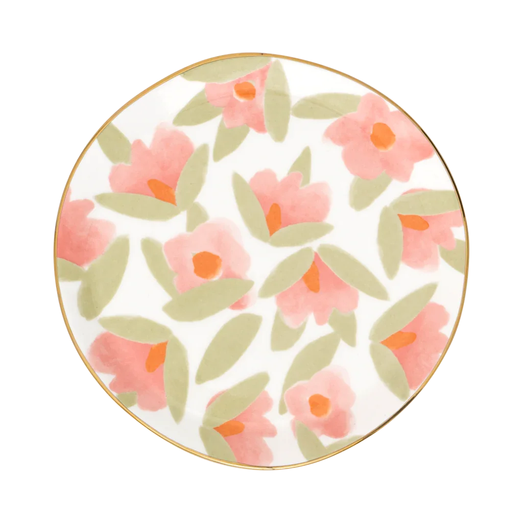 UNC | ONTBIJTBORD GOOD MORNING LILJA (SET OF 2) | BURNT CORAL Ø17 cm