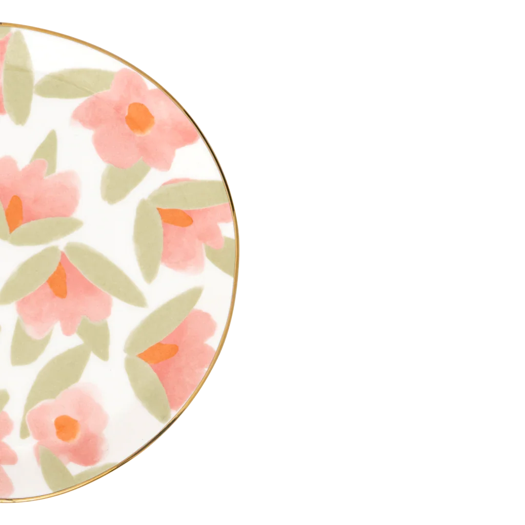 UNC | ONTBIJTBORD GOOD MORNING LILJA (SET OF 2) | BURNT CORAL Ø17 cm