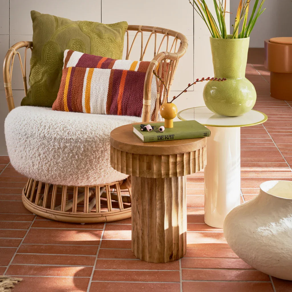 UNC | VIF DECORATIEVE POT | PALE KHAKI
