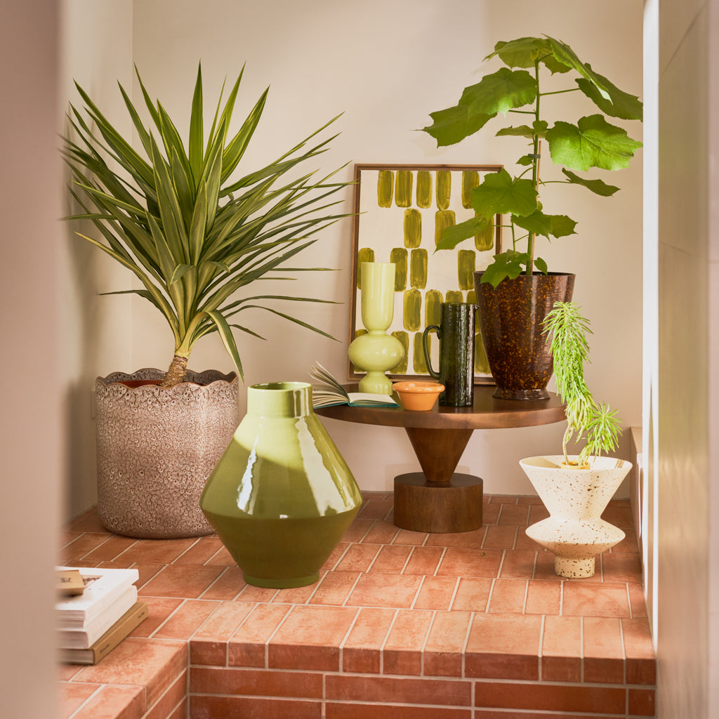 URBAN NATURE CULTURE | WANDDECORATIE ANDILE | HOUT EN GROEN
