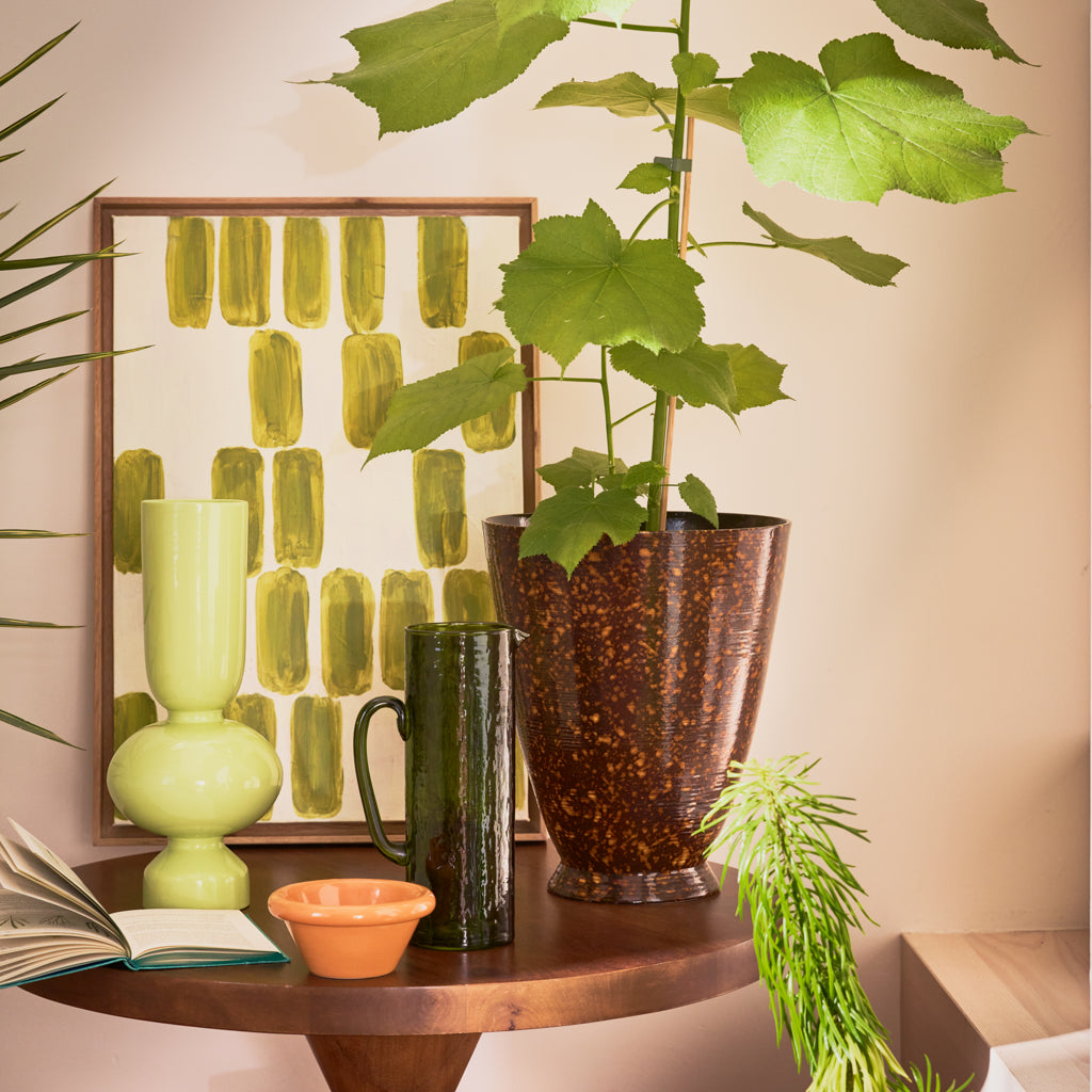 URBAN NATURE CULTURE | WANDDECORATIE ANDILE | HOUT EN GROEN