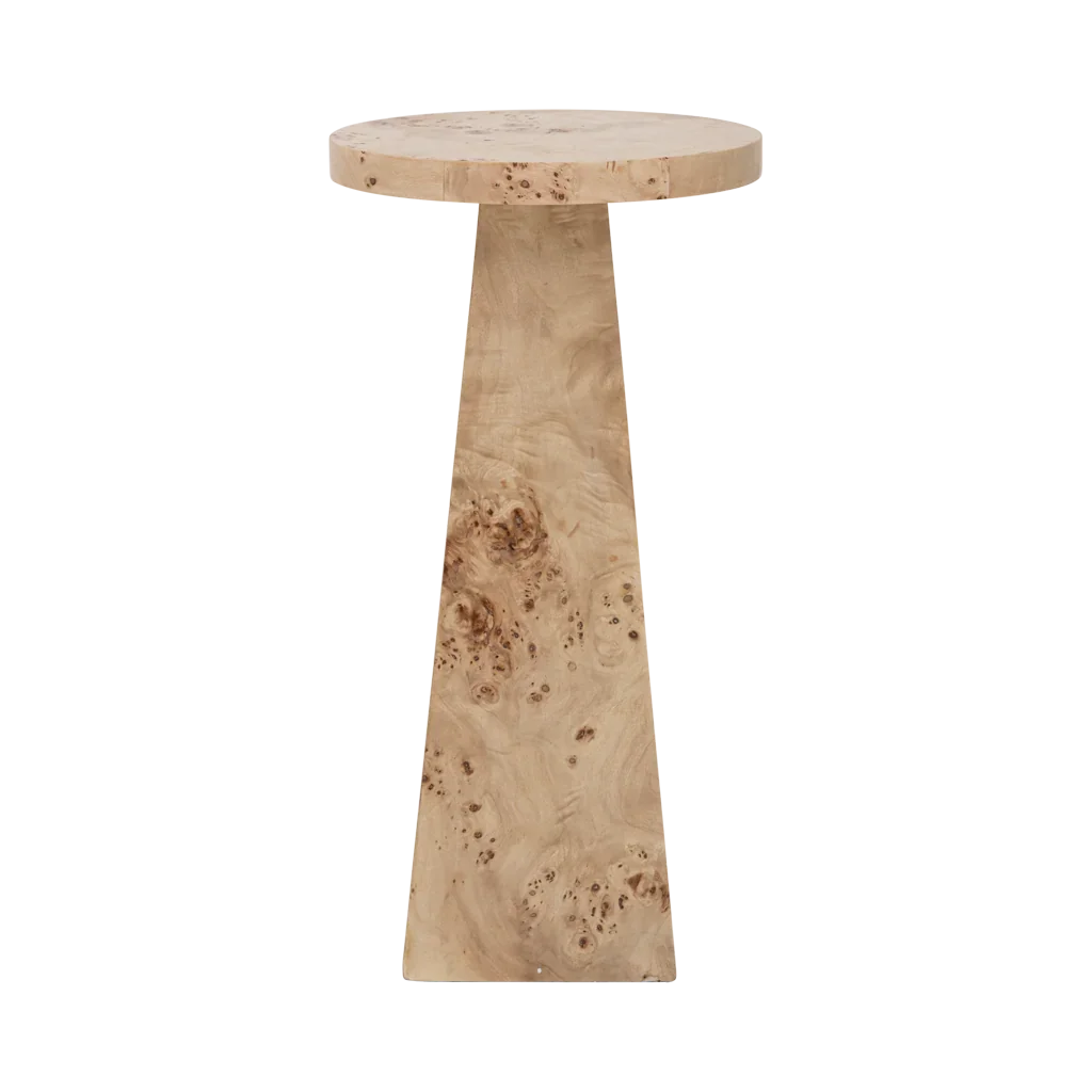 UNC | BIJZETTAFEL MOTA | BURL WOOD