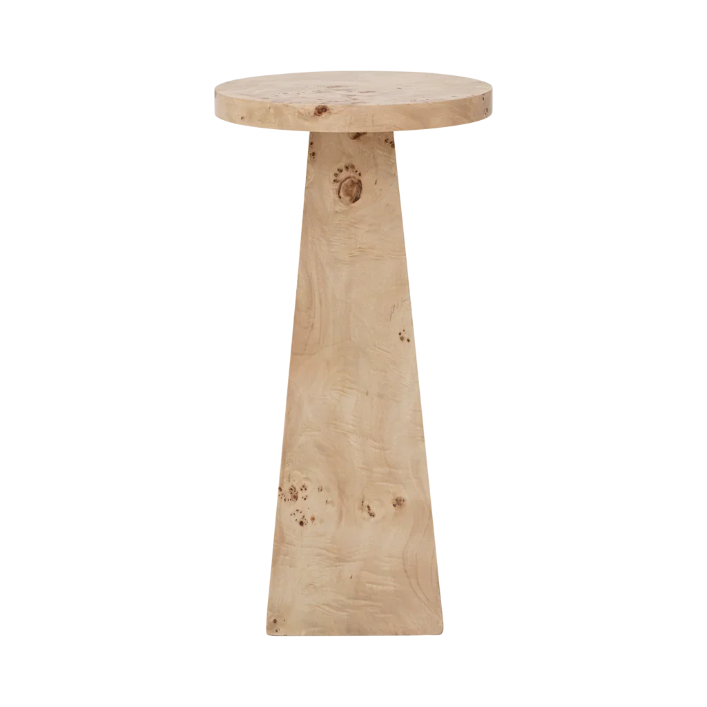 UNC | BIJZETTAFEL MOTA | BURL WOOD