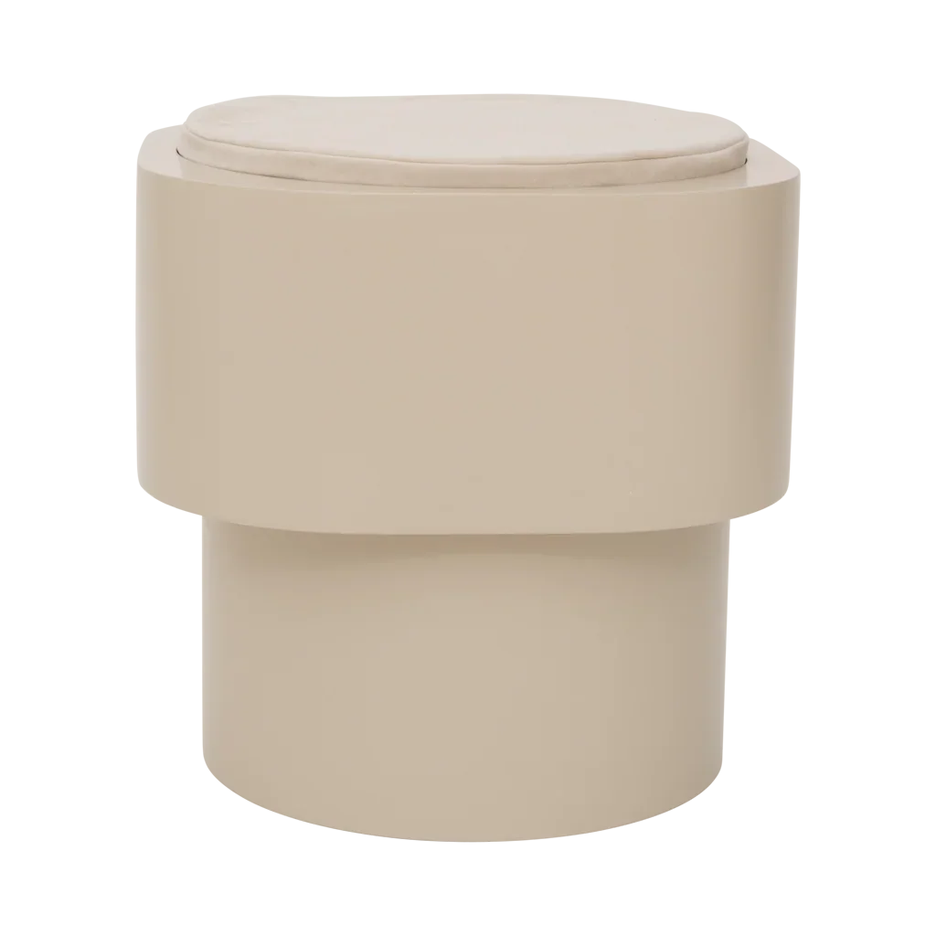 UNC | SIDE TABLE TABOURET | PALE KHAKI