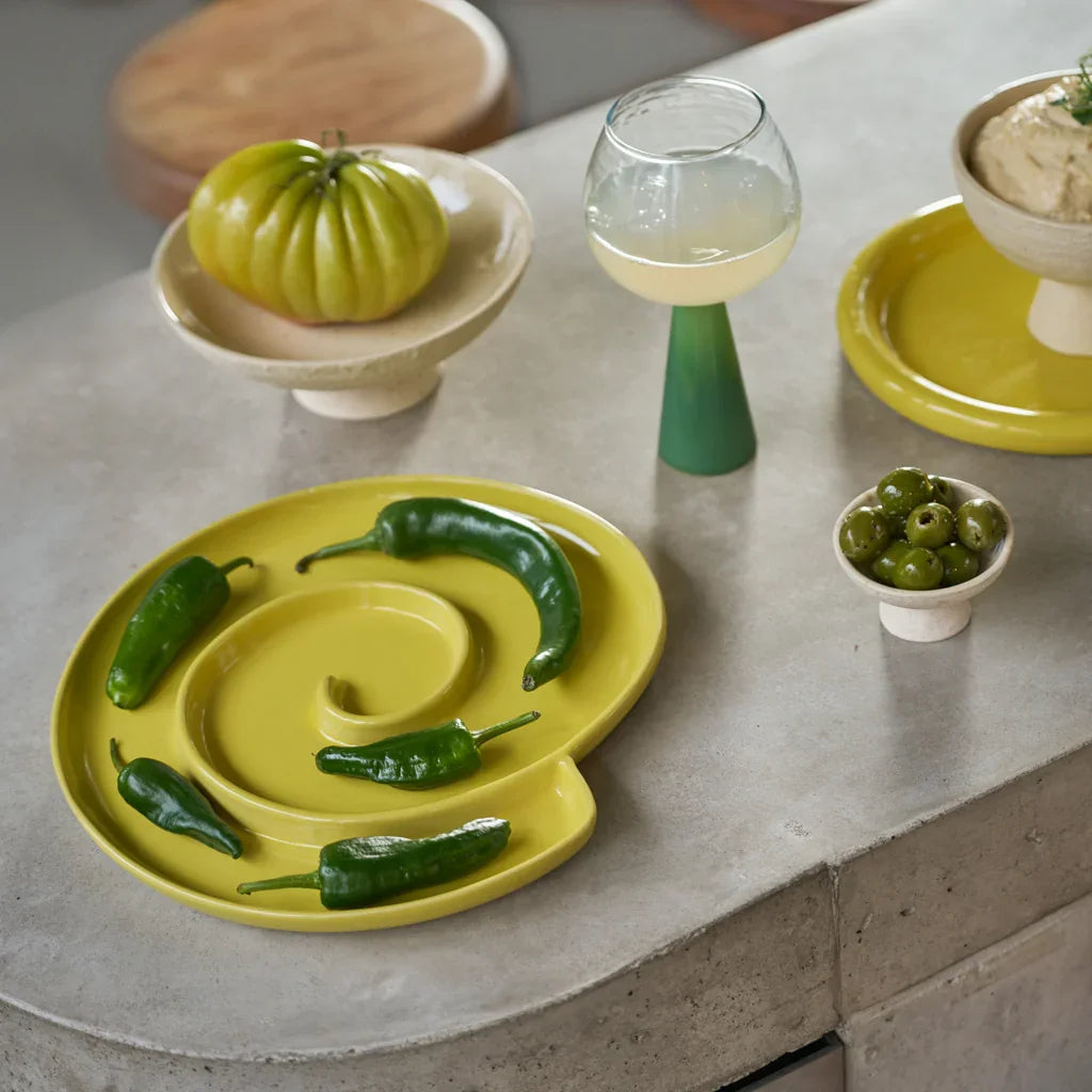 UNC | SNACKBORD Ø 28 cm | lime green